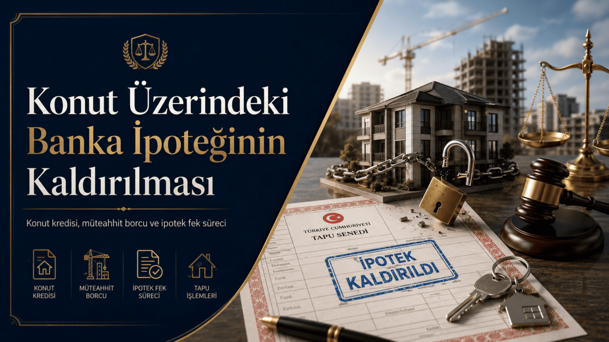 Konut Üzerindeki Banka İpoteğinin Kaldırılması
